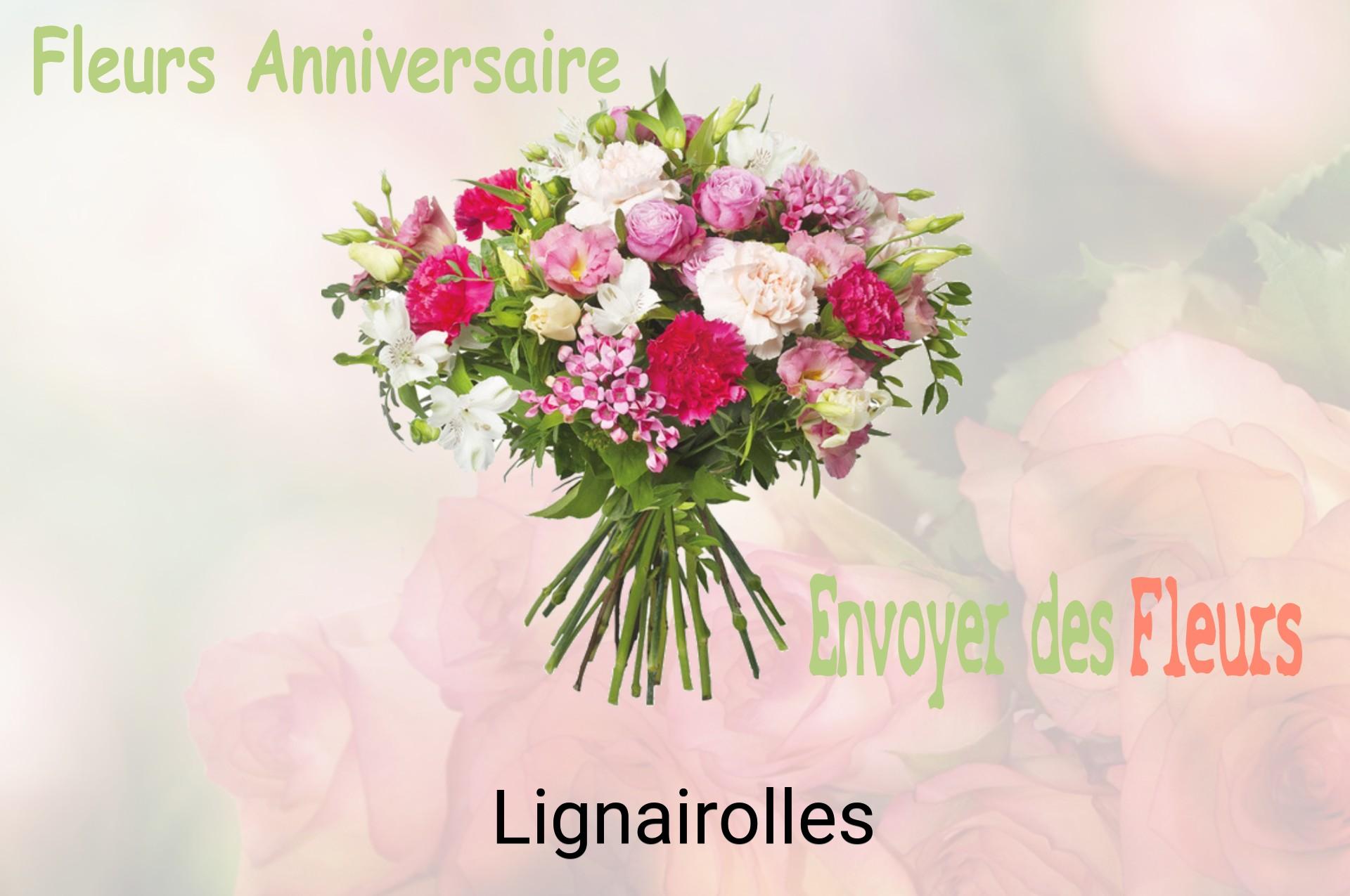 Bouquet de fleurs d’anniversaire livré à Lignairolles